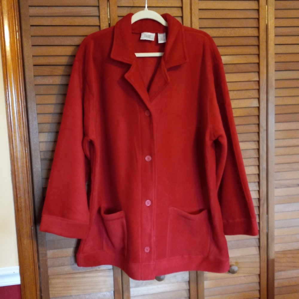 Women's Fleece Baxter & Wells Jacket Shacket SZ XL